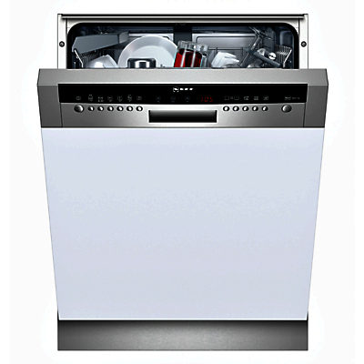 Neff S41M63N1GB Semi-Integrated Dishwasher, Stainless Steel Neff S41M63N1GB Semi-Integrated Dishwasher, Stainless Steel